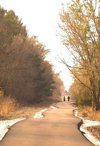 Walk the Golden Trail.